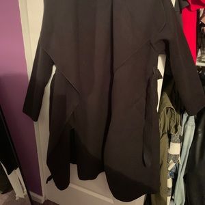 Black drape jacket from pretty little thing
